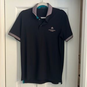 Greyson Cherokee Golf Polo | Edgewood Lake Tahoe | Small | Black